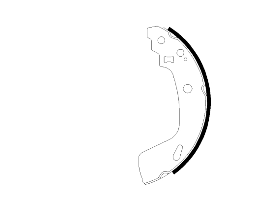 Brake Shoe Set - 91082200 TEXTAR