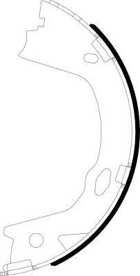 stabdžių trinkelių komplektas, stovėjimo stabdis - 91082600 TEXTAR