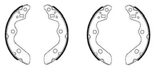 Brake Shoe Set - 91085900 TEXTAR