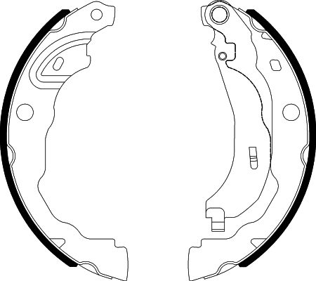 Bremsbackensatz - 91088200 TEXTAR