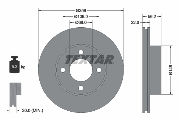 Discofreno - 92054200 TEXTAR