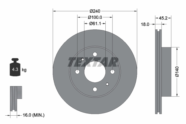 Discofreno - 92063200 TEXTAR