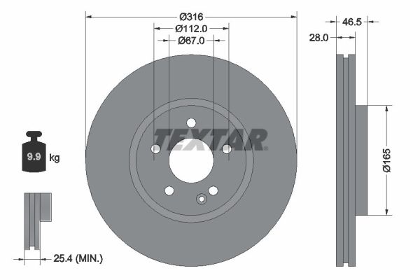 Discofreno - 92073100 TEXTAR