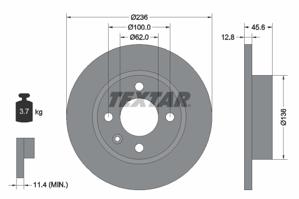 Discofreno - 92090200 TEXTAR