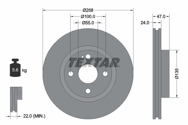 Discofreno - 92103100 TEXTAR