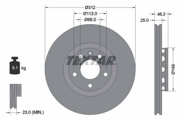 Discofreno - 92106105 TEXTAR