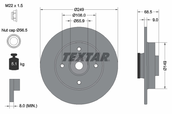Discofreno - 92133303 TEXTAR