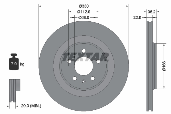 Discofreno - 92160303 TEXTAR