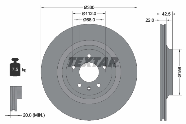 Discofreno - 92160403 TEXTAR