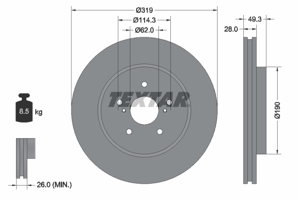 Discofreno - 92171503 TEXTAR