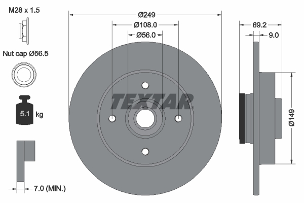 Discofreno - 92202103 TEXTAR
