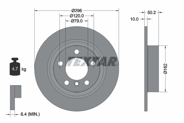 Brake Disc - 92294003 TEXTAR