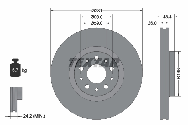 Discofreno - 92304803 TEXTAR