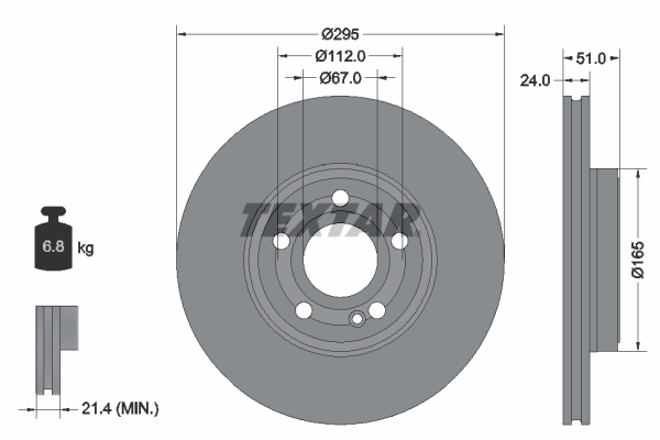 Brake Disc - 92323505 TEXTAR