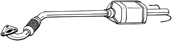 Catalytic Converter - 090-129 BOSAL