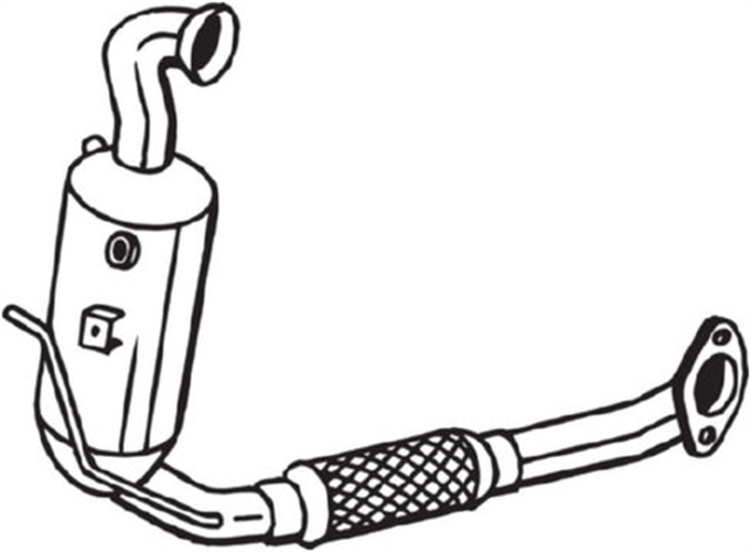 Soot/Particulate Filter, exhaust system - 097-760 BOSAL