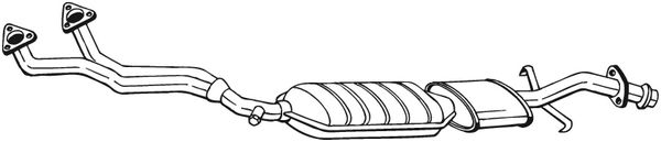 Catalytic Converter - 099-085 BOSAL