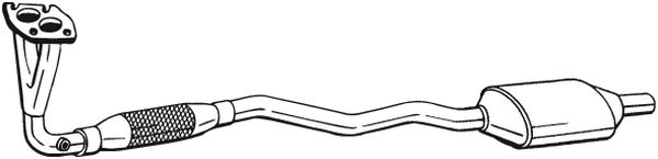 Catalytic Converter - 099-638 BOSAL