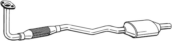 Catalizzatore - 099-639 BOSAL