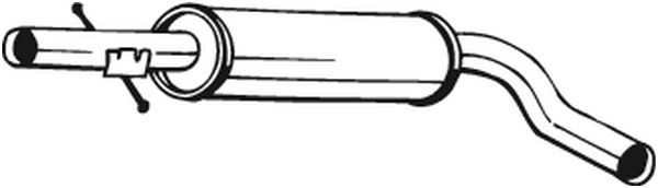 Silenziatore centrale - 105-109 BOSAL