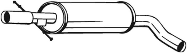 Silenziatore centrale - 105-505 BOSAL