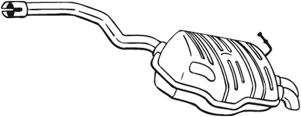 End Silencer - 220-469 BOSAL