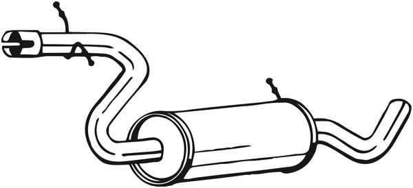 Silenziatore centrale - 105-877 BOSAL