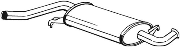 Middle Silencer - 105-971 BOSAL