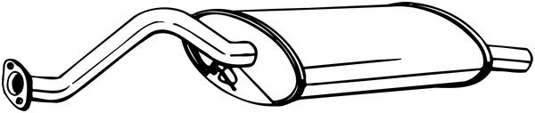 Silenziatore posteriore - 115-311 BOSAL