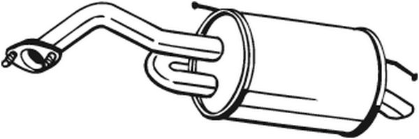End Silencer - 128-001 BOSAL