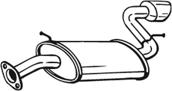 End Silencer - 128-005 BOSAL