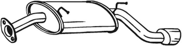 End Silencer - 128-003 BOSAL