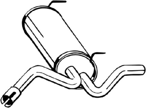 End Silencer - 185-199 BOSAL