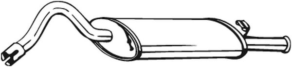 End Silencer - 130-209 BOSAL