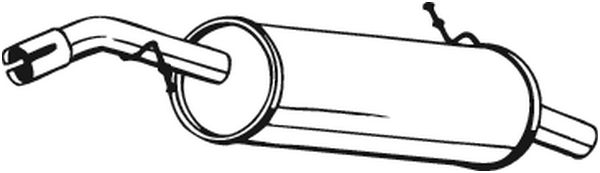 End Silencer - 135-579 BOSAL