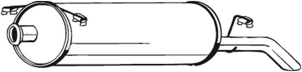 End Silencer - 135-037 BOSAL