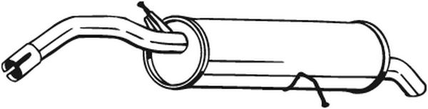 End Silencer - 135-105 BOSAL
