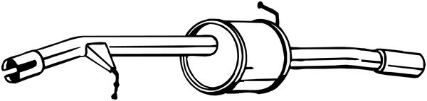 galinis duslintuvas - 135-109 BOSAL