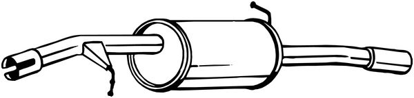 End Silencer - 135-123 BOSAL