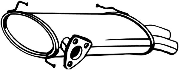 Silenziatore posteriore - 135-129 BOSAL