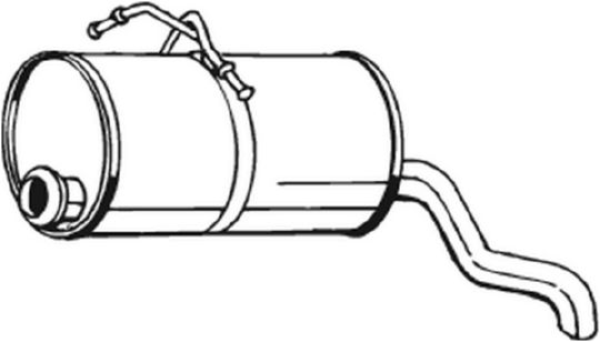 galinis duslintuvas - 190-129 BOSAL