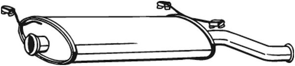 Silenziatore posteriore - 135-233 BOSAL