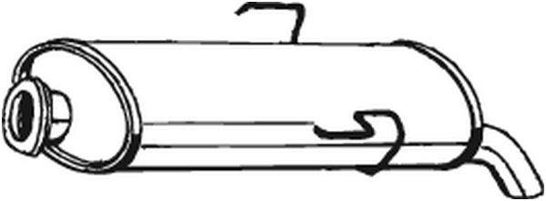 End Silencer - 135-419 BOSAL