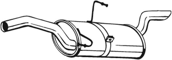End Silencer - 190-101 BOSAL