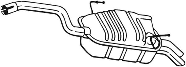 End Silencer - 190-903 BOSAL
