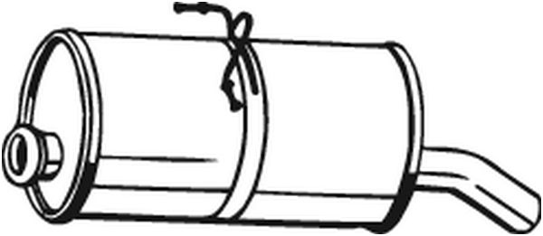 End Silencer - 135-705 BOSAL