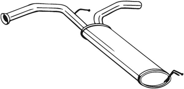 Silenziatore posteriore - 135-721 BOSAL