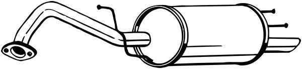 Silenziatore posteriore - 141-009 BOSAL
