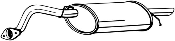 End Silencer - 141-195 BOSAL