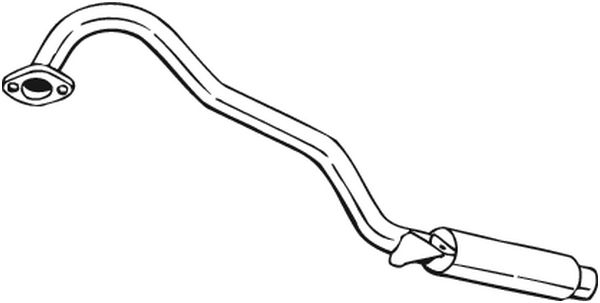 Silenziatore posteriore - 145-003 BOSAL